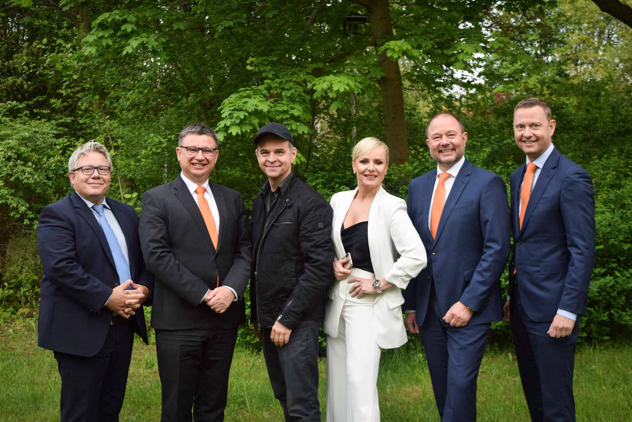 von links: Jörg Henning, Andreas Woda, Thomas Fröschle, Diana Schell, Thomas Auerswald und Christoph Kothe