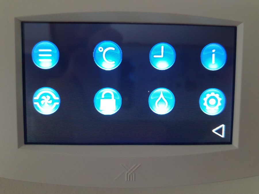 Hauptpanel im Wohnzimmer