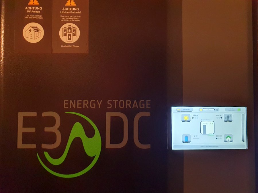 Bedieneinheit eines PV-Anlage Speichers